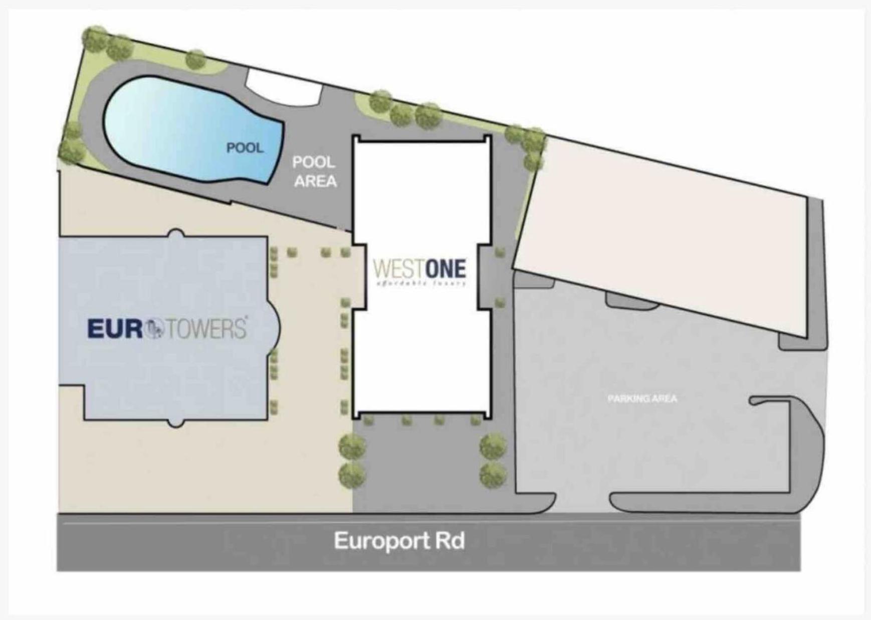 West One Studio Apartments 지브롤터 외부 사진